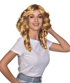 70er Jahre Popstar Perücke für Damen blond - 1