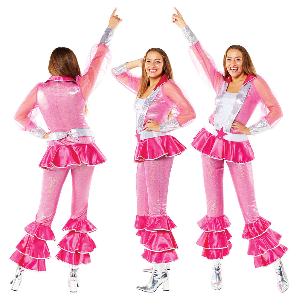70er Jahre Dancing Queen Mila Damenkostüm - 5