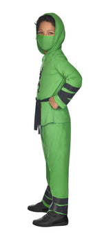Grüner Ninja Krieger Kinderkostüm - 2