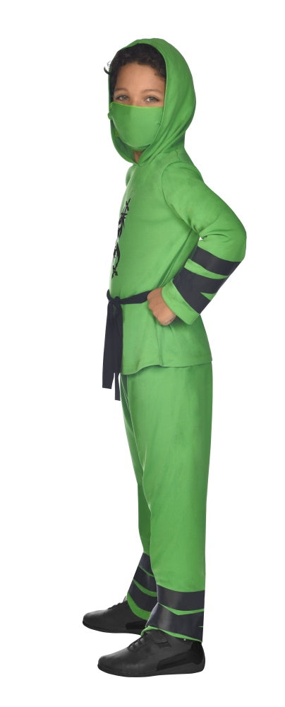 Grüner Ninja Krieger Kinderkostüm - 2