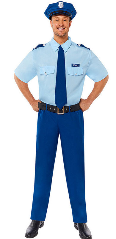 Polizist Fred Herren Kostüm Deluxe - 1