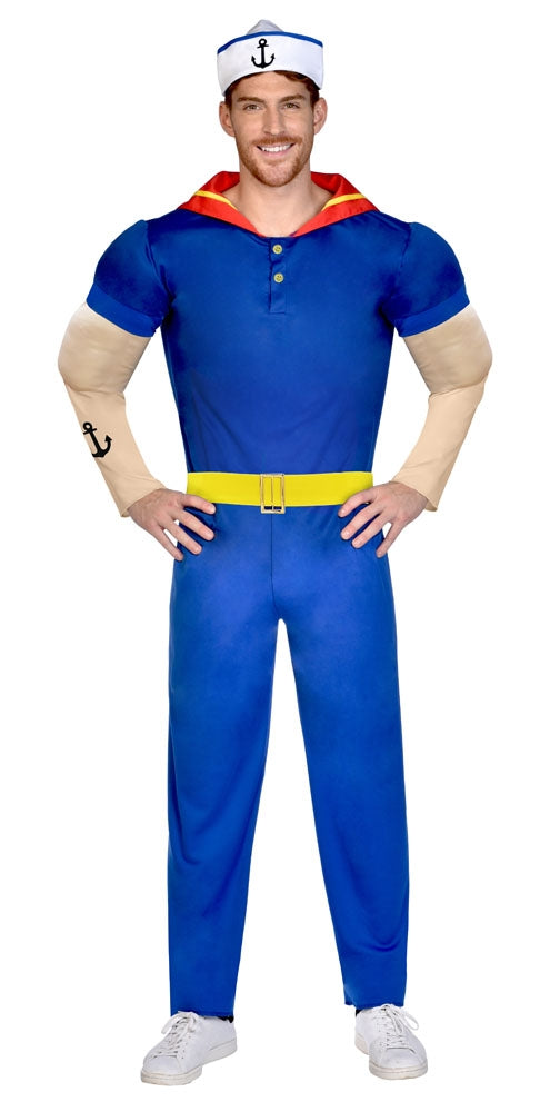 Starker Matrose Herren Kostüm Deluxe - 1