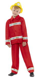 Feuerwehr Kostüm für Kinder in Rot - 1