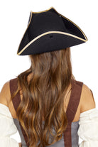 Piraten Hut schwarz-gold für Erwachsene - 2