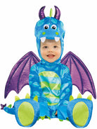Flauschiges Drachen Baby Kostüm - 1