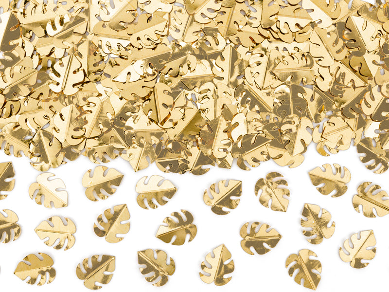 Goldene Monstera Blätter Streudeko 15g