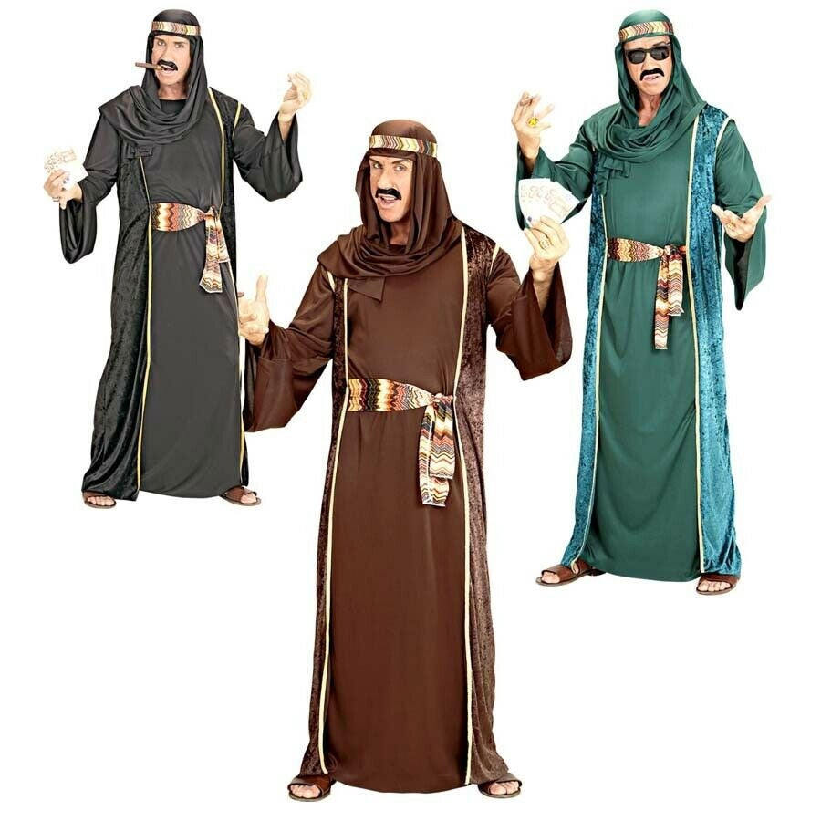 Arabisches Scheich Kostüm für Herren grün - 2