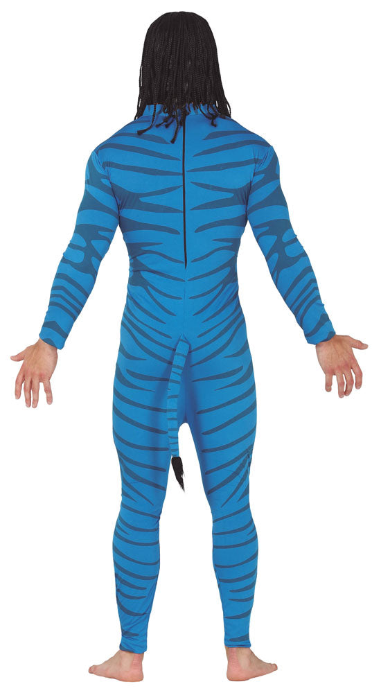 Blaue Fantasie Welt Herrenkostüm - 2