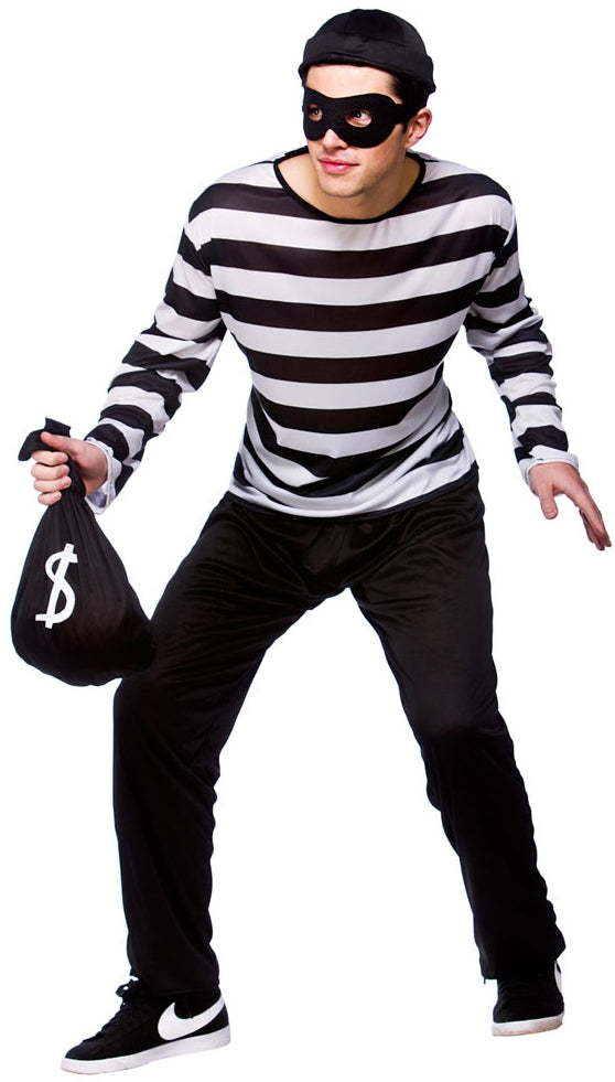 Bankräuber Einbrecher Dieb Kostüm - 1