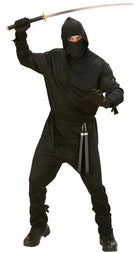Black Ninja Fighter Kostüm für Herren - 1