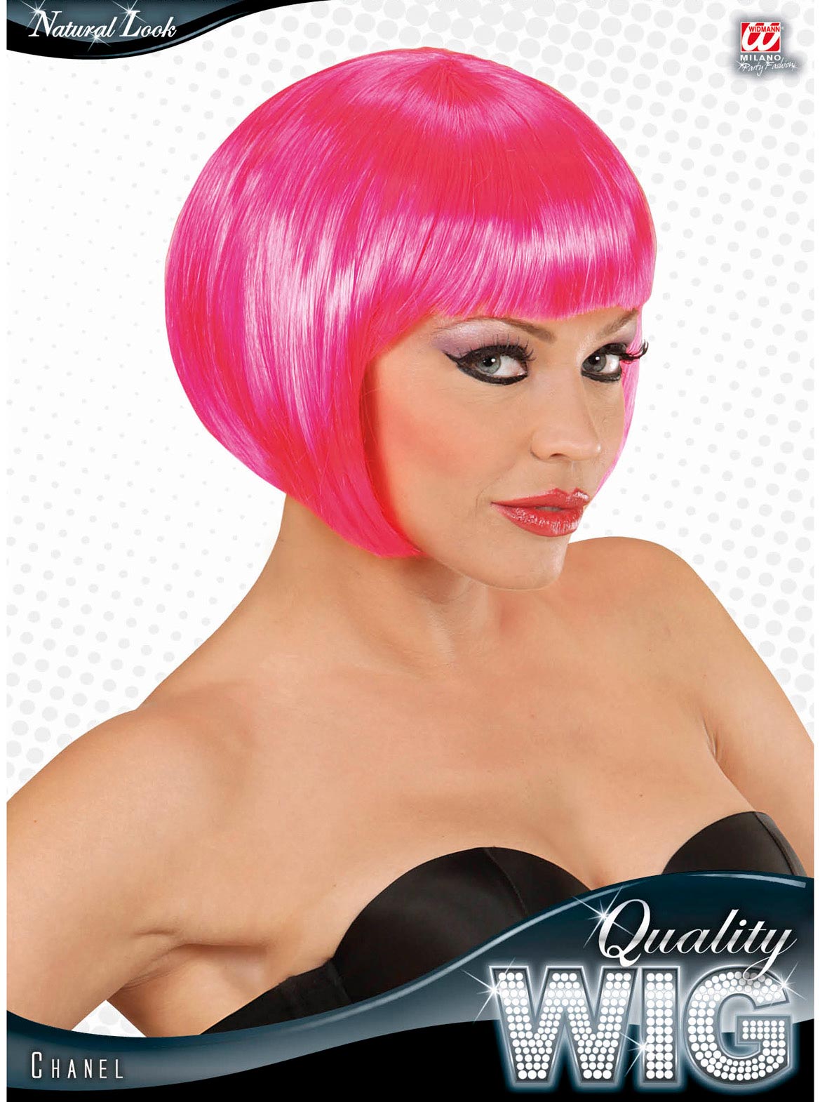 Bob Perücke hot pink - 2