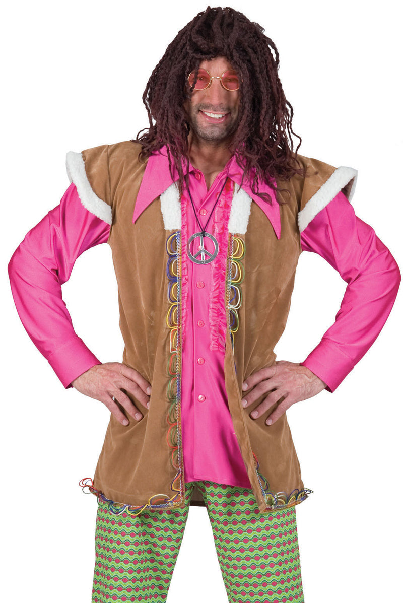 Braune Hippie Weste Dave - 1