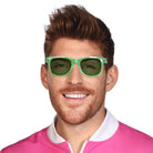 Retro Sonnenbrille grün - 1