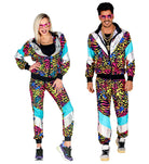 80er Jahre Trainingsanzug Rainbow Animal Unisex - 1