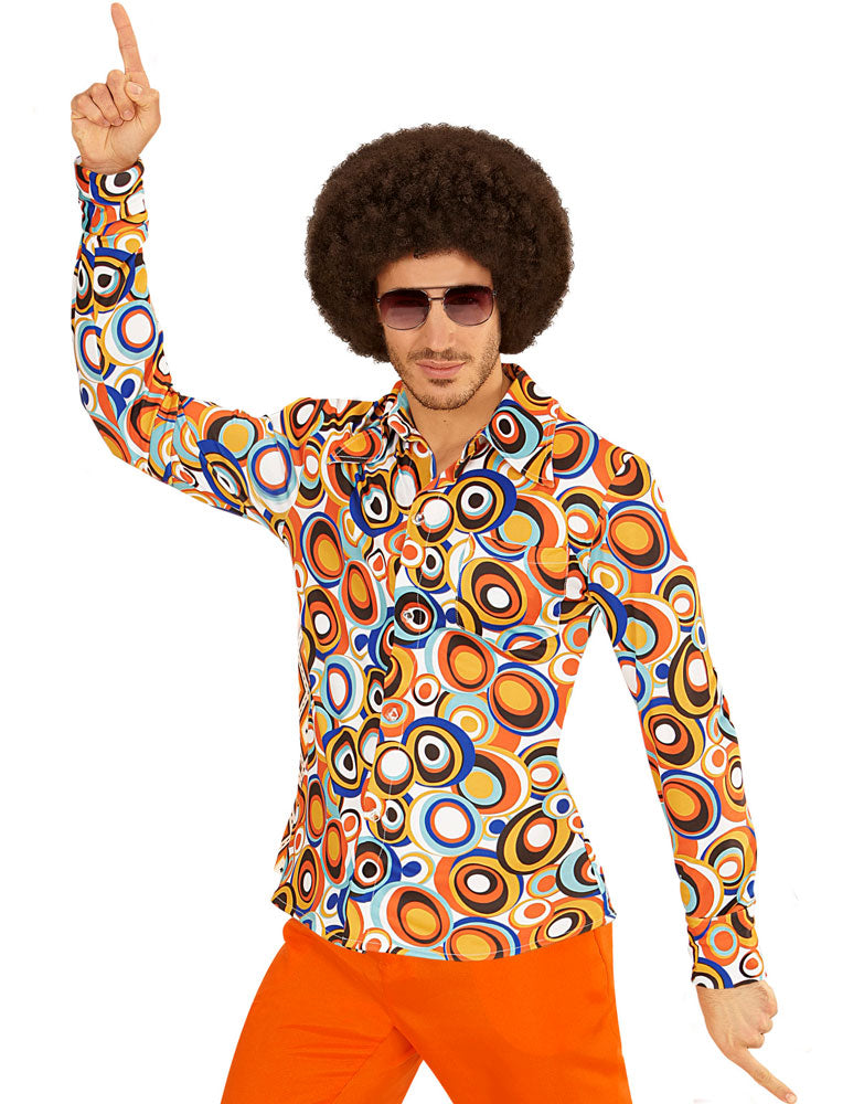 70er Jahre Disco Hemd Lucky für Herren - 1