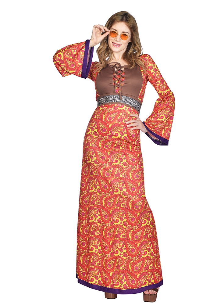 Clarissa Hippie Lady Damenkostüm - 1
