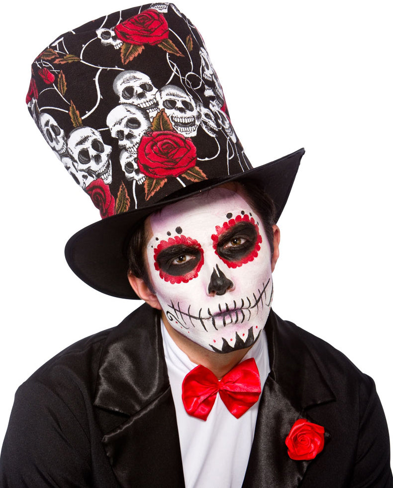Day of The Dead Totenkopf Zylinder - 1