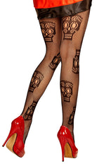 Dia de los Muertos Strumpfhose 50DEN - 2