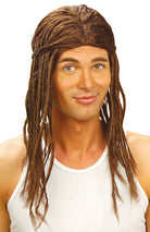 Dreadlocks Perücke braun - 1