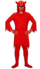 Evil Devil Kostüm mit Dreizack-Print für Kinder - 3