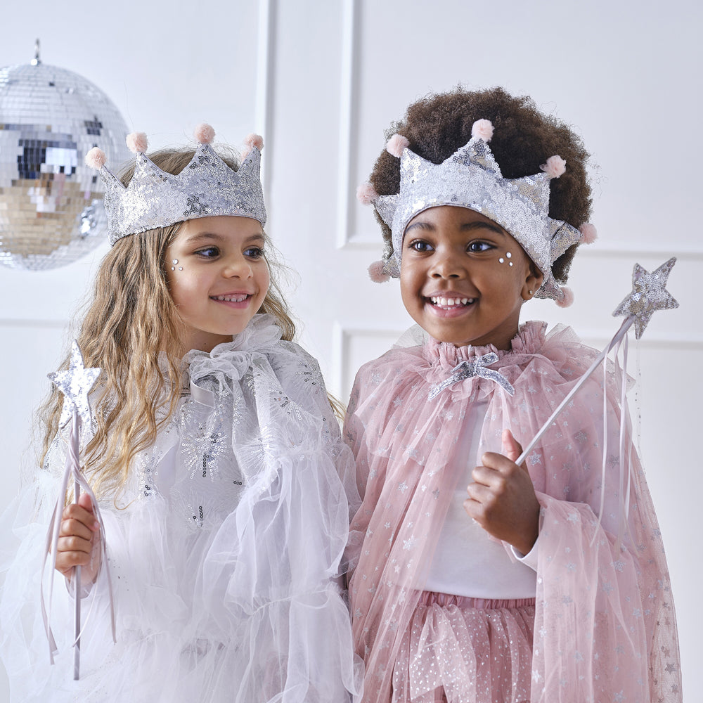 Prinzessin Krone für Kinder in Silber - 4