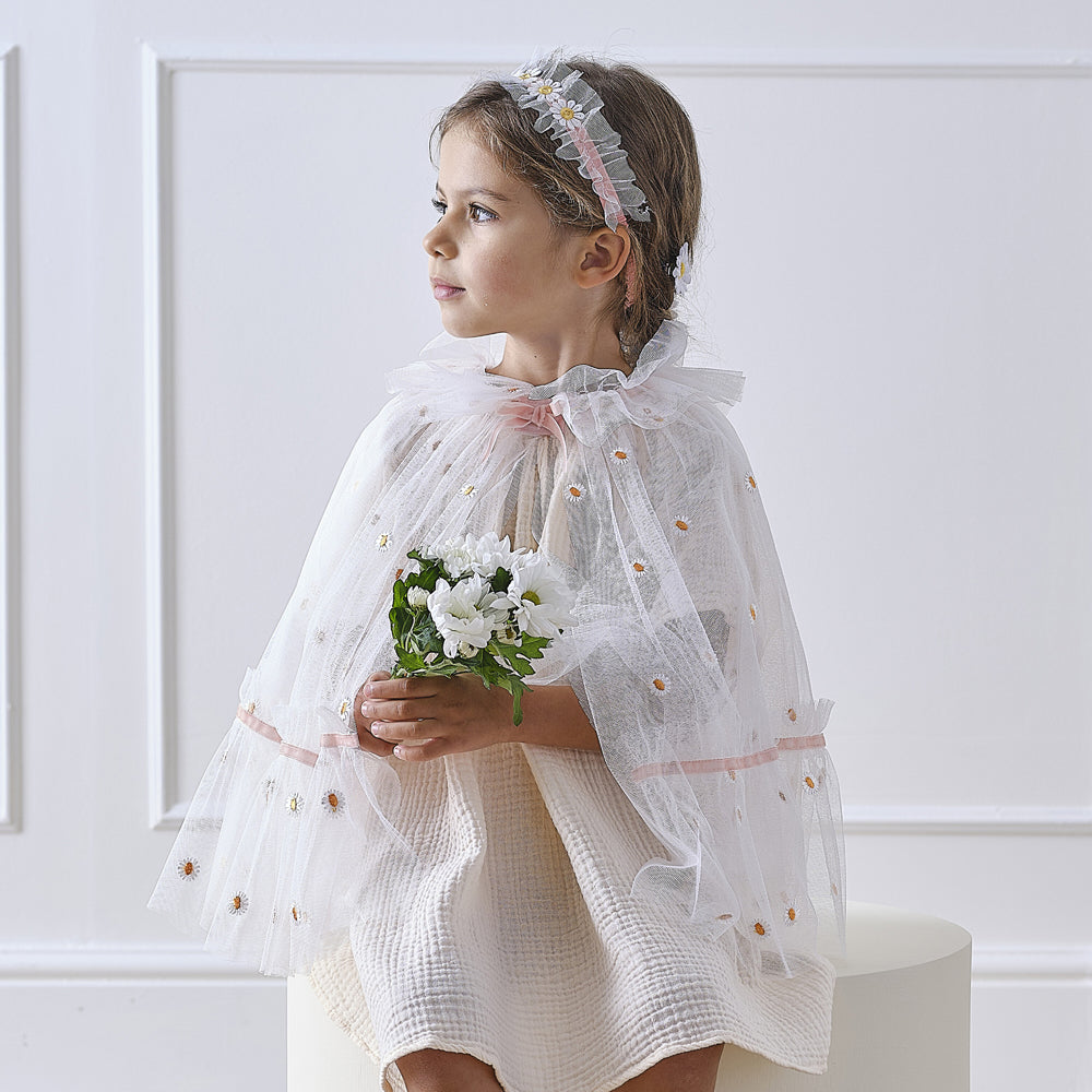 Gänseblümchen Cape für Kinder Deluxe - 1