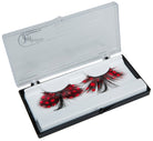 Feder Star Wimpern rot - 1