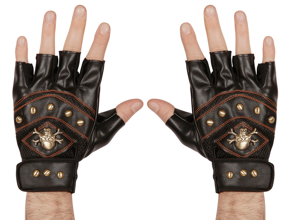 Fingerlose Rocker Handschuhe  Kostme.com