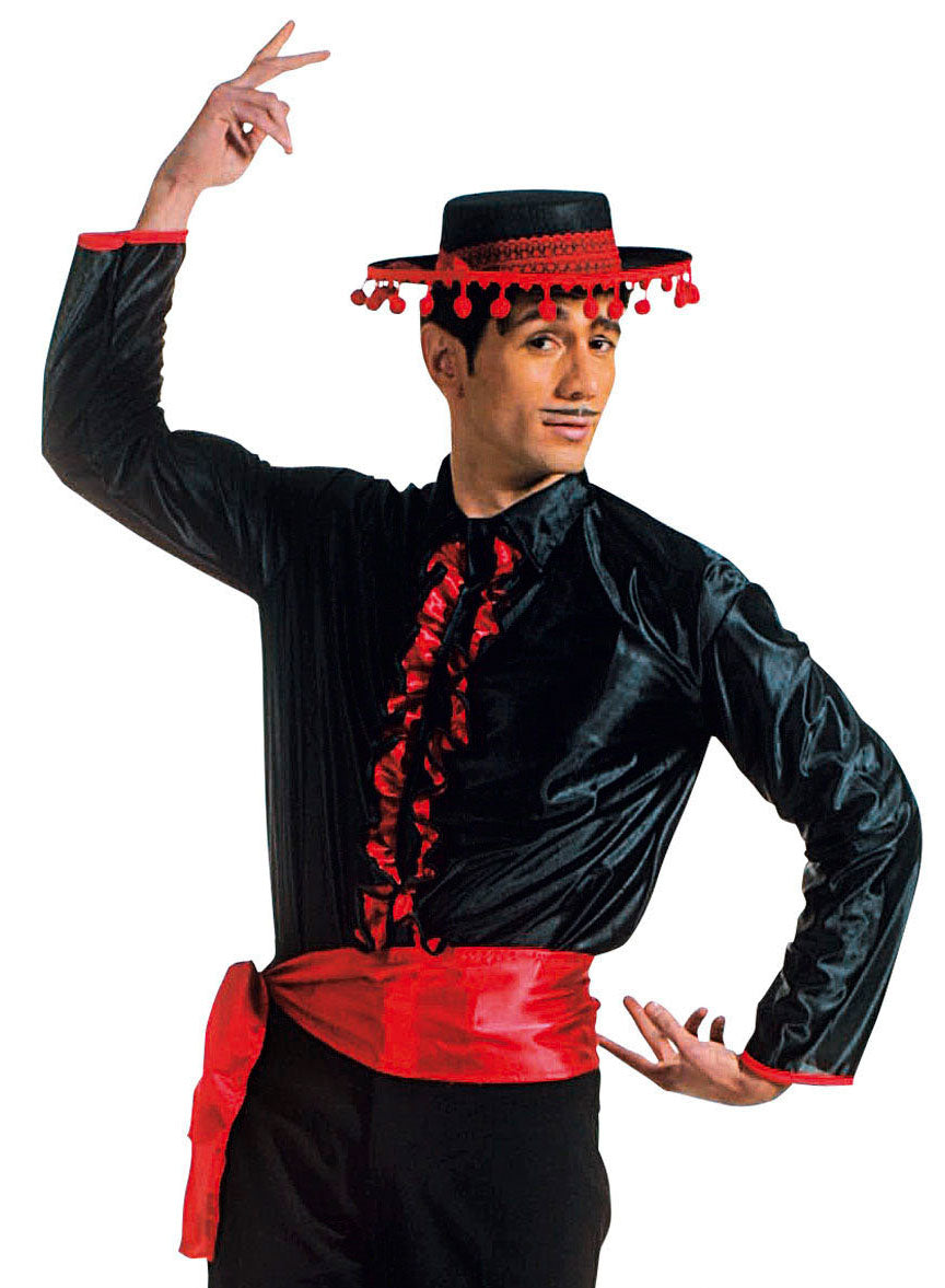 Flamenco Spanier Hemd mit Gürtel - 1