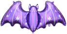Fledermaus Folienballon Lila 1,19m 1