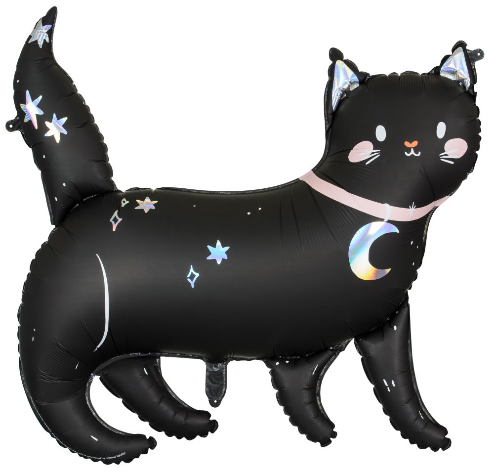 Folienballon schwarze Katze 81cm 2