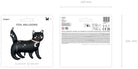 Folienballon schwarze Katze 81cm 5