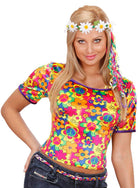 Gänseblümchen Haarkranz mit Haarbändern - 1