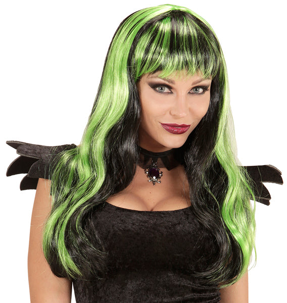 Giftige Halloweenperücke Cassandra für Damen - 1