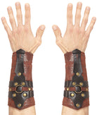 Gladiatoren Armstulpen in Lederoptik - 1