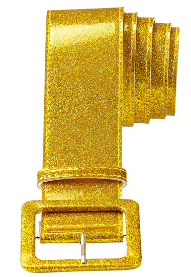 Goldener Glitzer Gürtel - 1