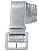 Silberner Glitzer Gürtel - 1