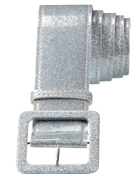Silberner Glitzer Gürtel - 1