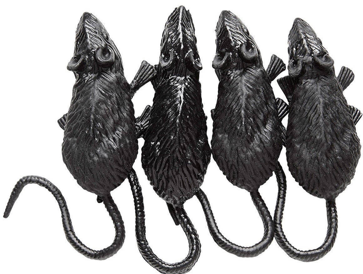Gruseliges Mäuse Quartett 9cm 3