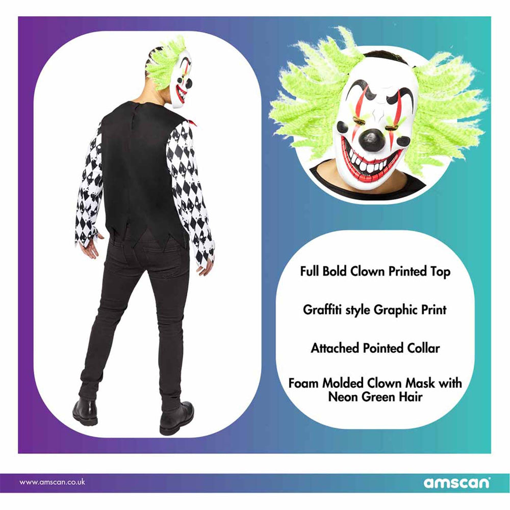 HaHa Horror Clown Herrenkostüm - 3