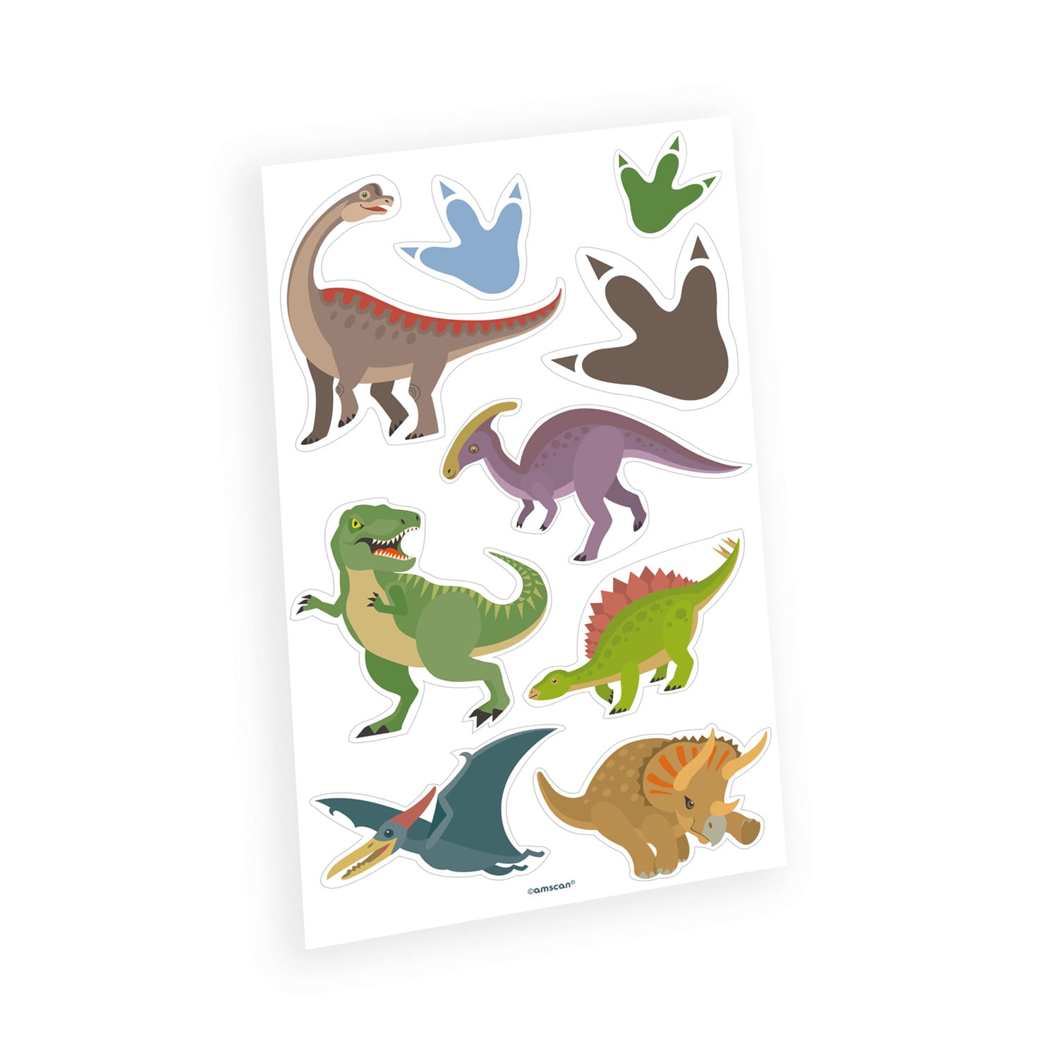 Happy Dinosaur Klebe Tattoo Set 1