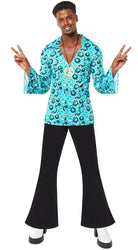 Hippie Shirt Thomas Herrenkostüm - 4