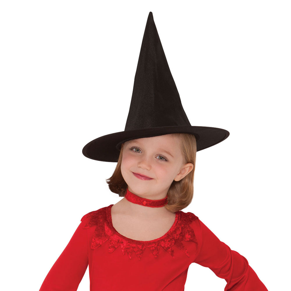 Klassischer Hexenhut für Kinder schwarz - 2