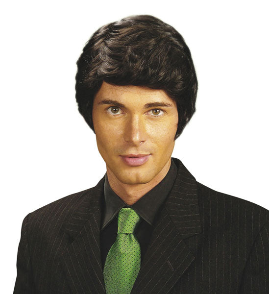 Edward Kurzhaar Perücke schwarz für Herren - 2