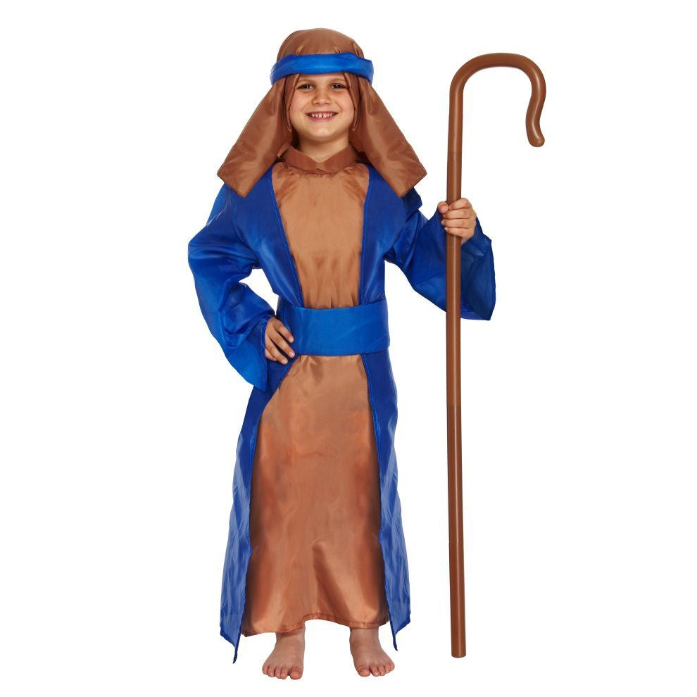 Schäfer Kostüm für Kinder braun-blau - 1
