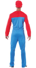 Roter Super Klempner Herrenkostüm - 2