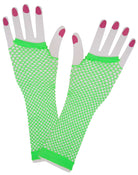 Neon Mesh Netzhandschuhe grün - 1
