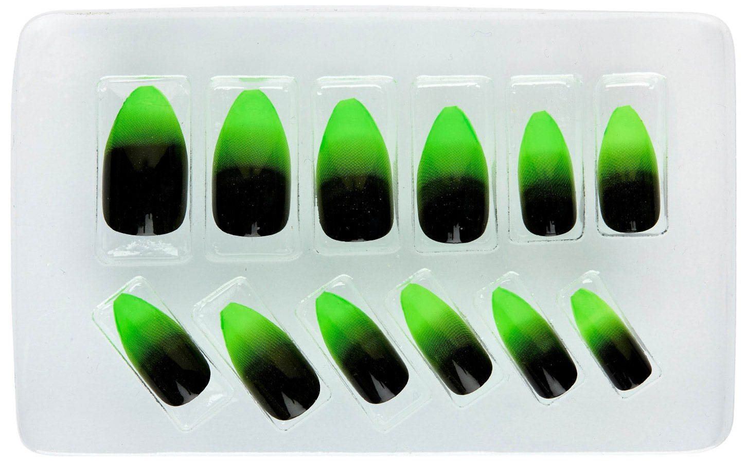 Neon Stiletto Hexen Fingernägel für Damen - 2