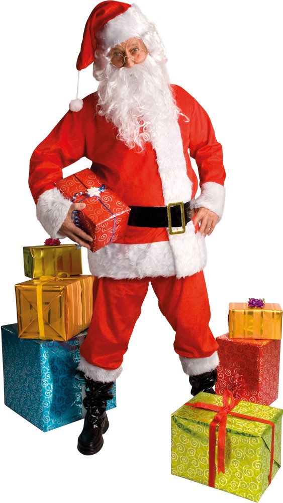 Old Santa Weihnachtsmann Kostüm 6-teilig 1