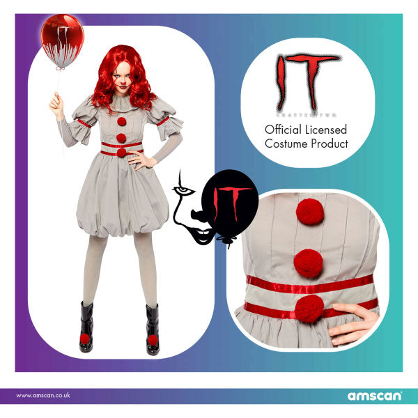 Vintage Pennywise Kostüm für Damen - 2
